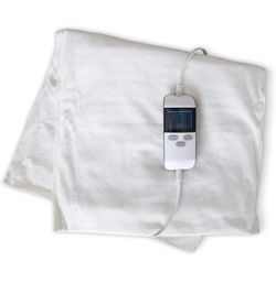 Extra Large Moist Heating Pad with Auto Shut Off for Cramps and Back Pain by ThermoRelief - Extra Hot Medical Grade Digital Electric Pad – King Size