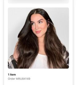 Go go hair extensions 7 piece human hair