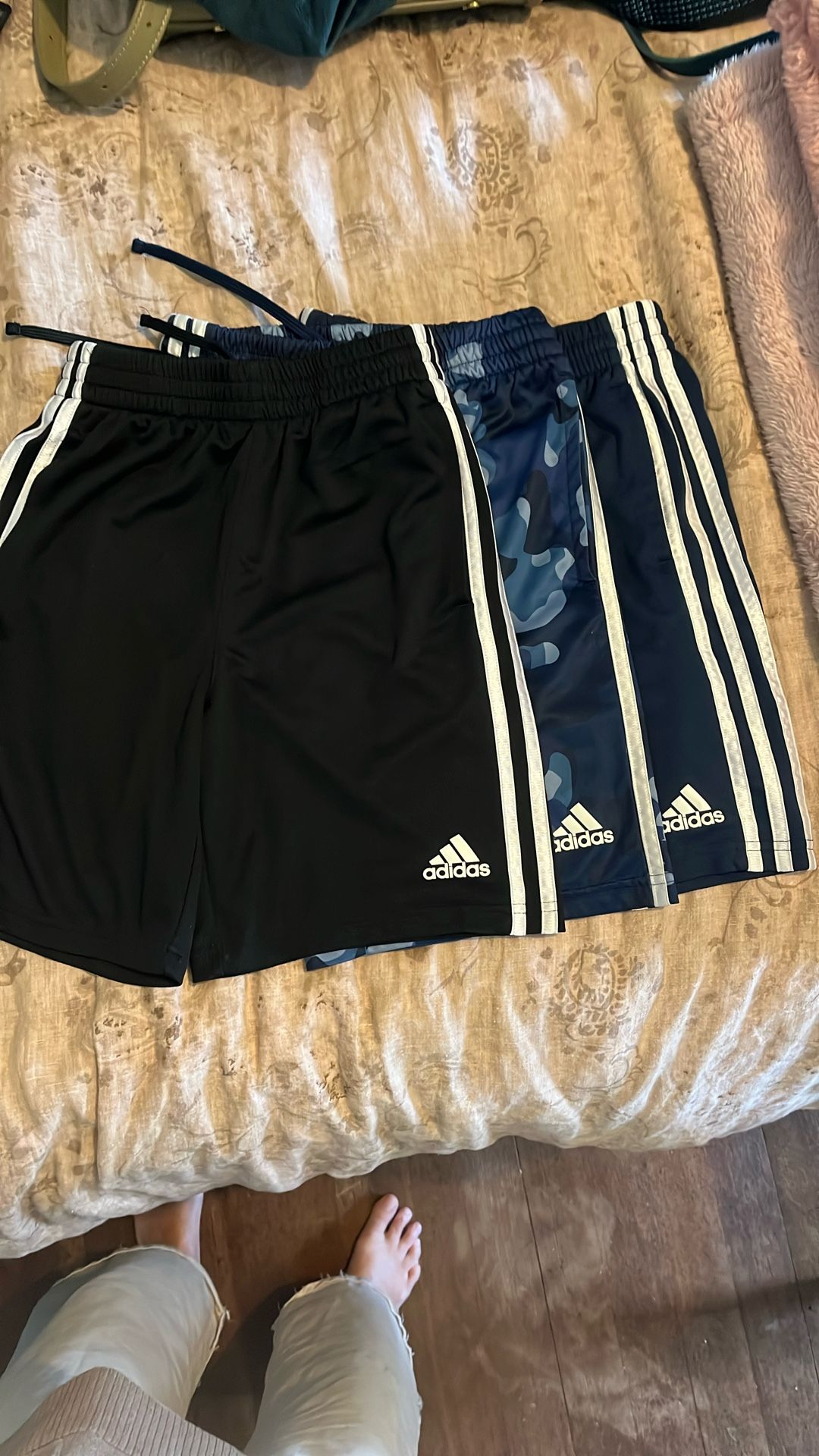 3 Boys Adidas Shorts 10-12