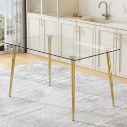 Glass Dining Table for 4 – Modern & Elegant
