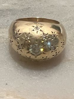 Stardust Dome Ring 1950 14k