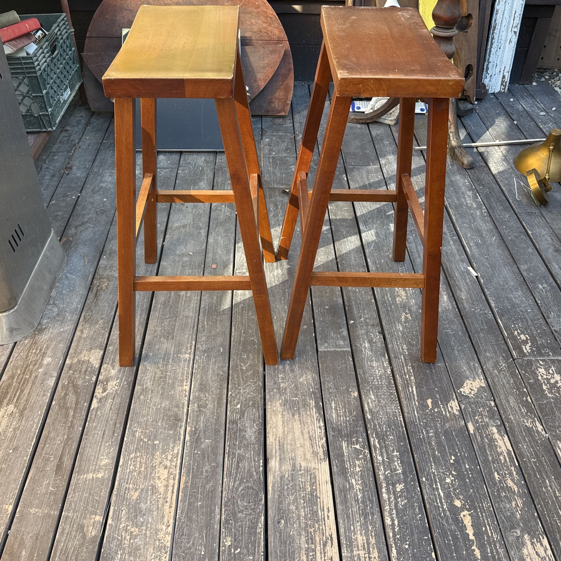 Saddle Seat Bar Stools (2)