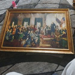 Painting Of The Constitutional Rights