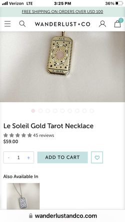 Wanderlust “Le Soleil” Necklace