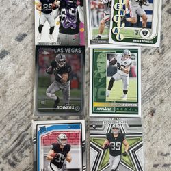 Brock Bowers Rookie Card Lot (7)