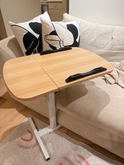 🖥️ Adjustable Bedside Table