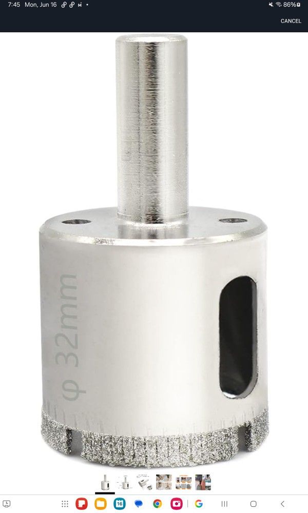 1 1/4 Inch 32mm Diamond Tile Hole Saw Drill Bits (40)