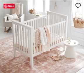 Pottery barn crib white