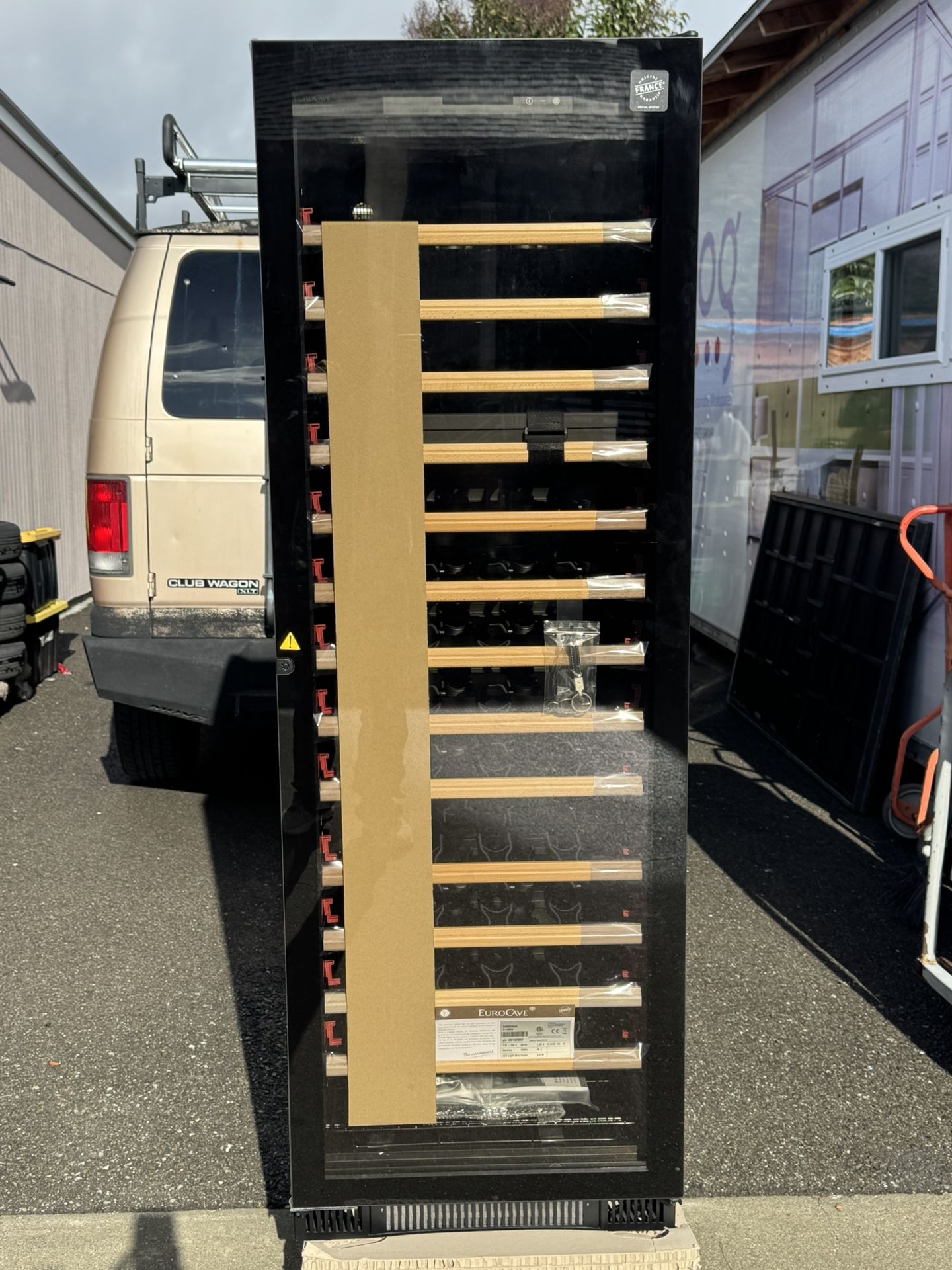 New!! EUROCAVE V-259V3 166 Bottle Large Wine Cooler Refrigerator Drinks Cabinet