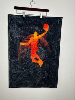Basketball Player Tufted Rug