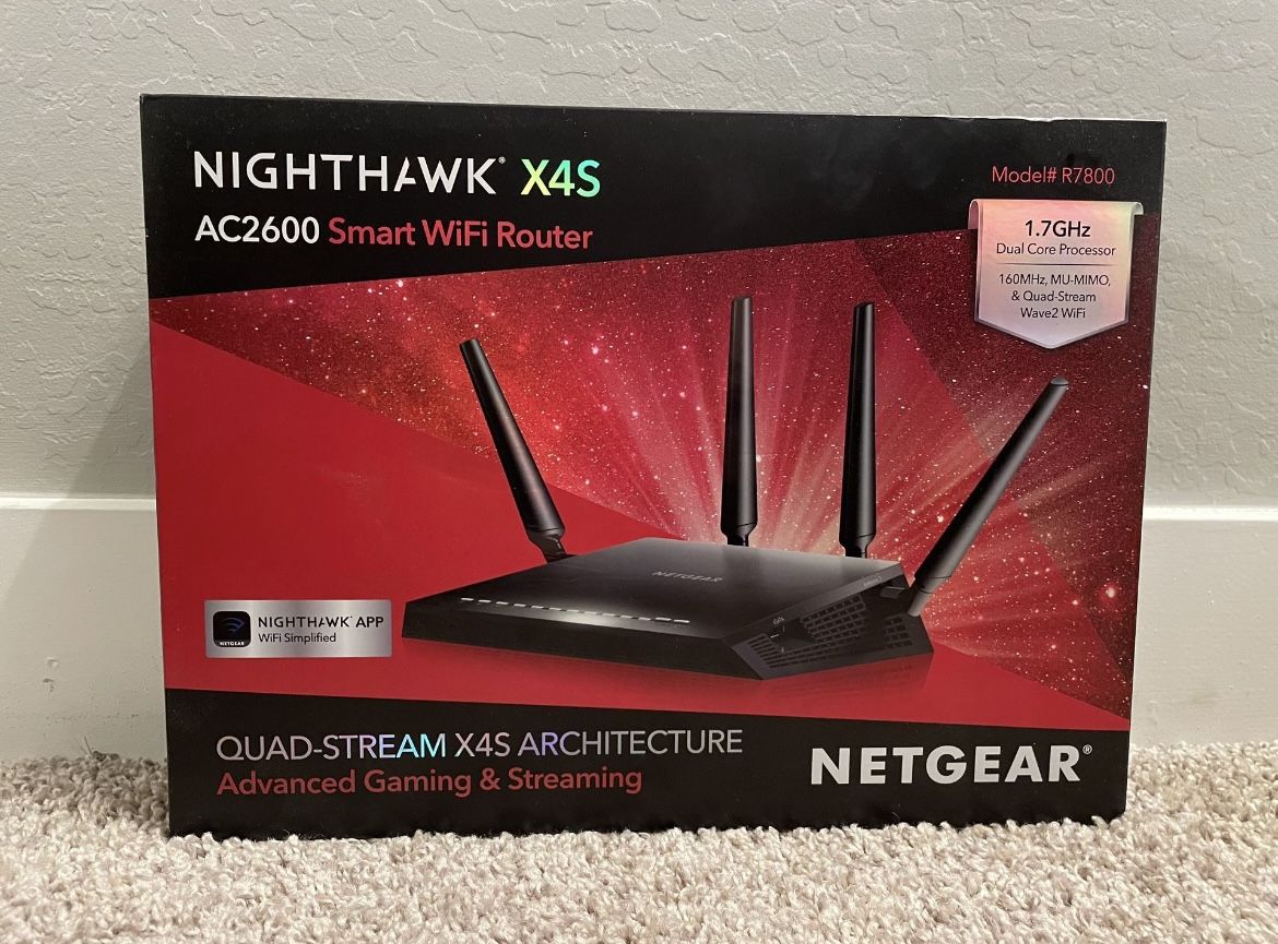 Nighthawk X4S AC2600 Smart WiFi Router