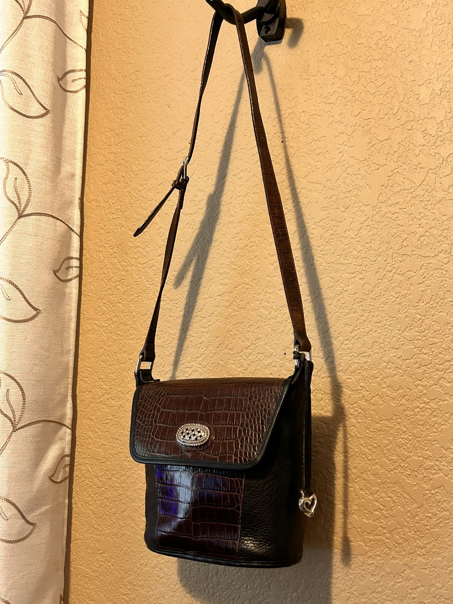 Black & Brown Leather Brighton Handbag