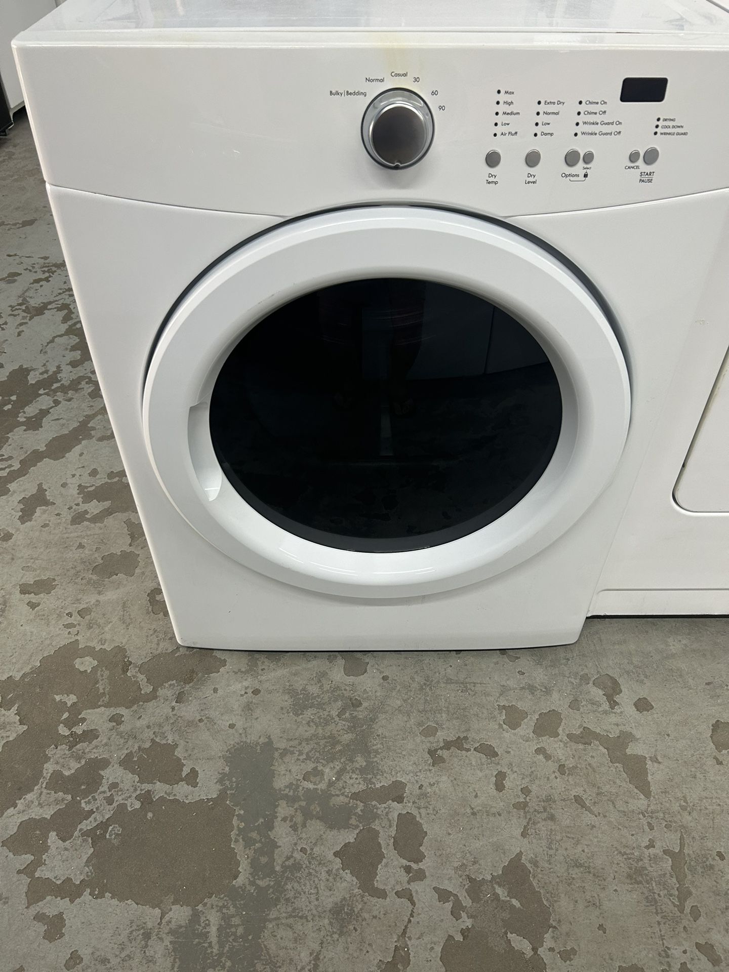 White Front Load Dryer
