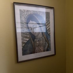 Virgin Mary Framed Picture 