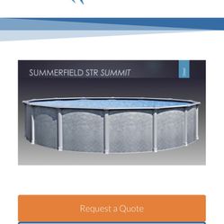 Shark line Above Ground Pool