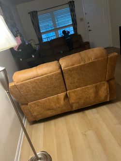 Nice couches ,four seats recline and come with built in cup holders