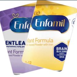 **UNOPENED/NEW** Enfamil (W/ Iron, Gentlease)Infant Formula 
