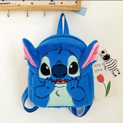 New Blue Stitch Plush Mini Backpack Cute Japanese Syle Mini Backpack