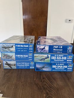 Trumpeter Models Warhawk, Dauntless, Bearcat