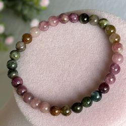 6mm Multi-Color Tourmaline Bracelets 🌸 
