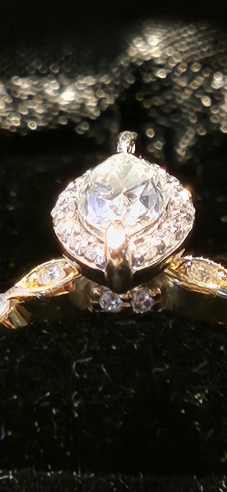 Engagement Ring 14k Gold 💍 "Odette" marquise diamond