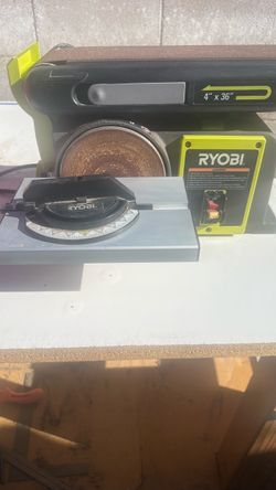 Ryobi 4" x 36" Belt and Disc Sander