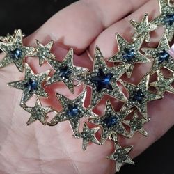 Blue Star Wedding Necklace