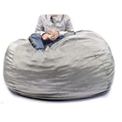 Brand New Bean Bag Chair Cover Grey, Blue(check My Other Listings As Well)