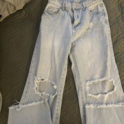 SHEIN XS Wide Leg Pants