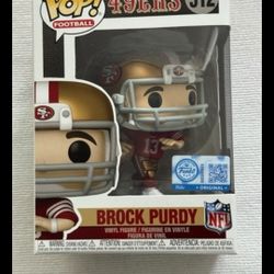 Funko POP! Football Fugitive Toys Exclusive San Francisco 49ers Brock Purdy #312