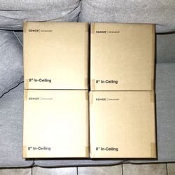 4Pairs of Sonos 8” In-Ceiling Architecture Speakers Brand New Sealed Include Warranty 8x Speakers. Model:  INCL8WW1