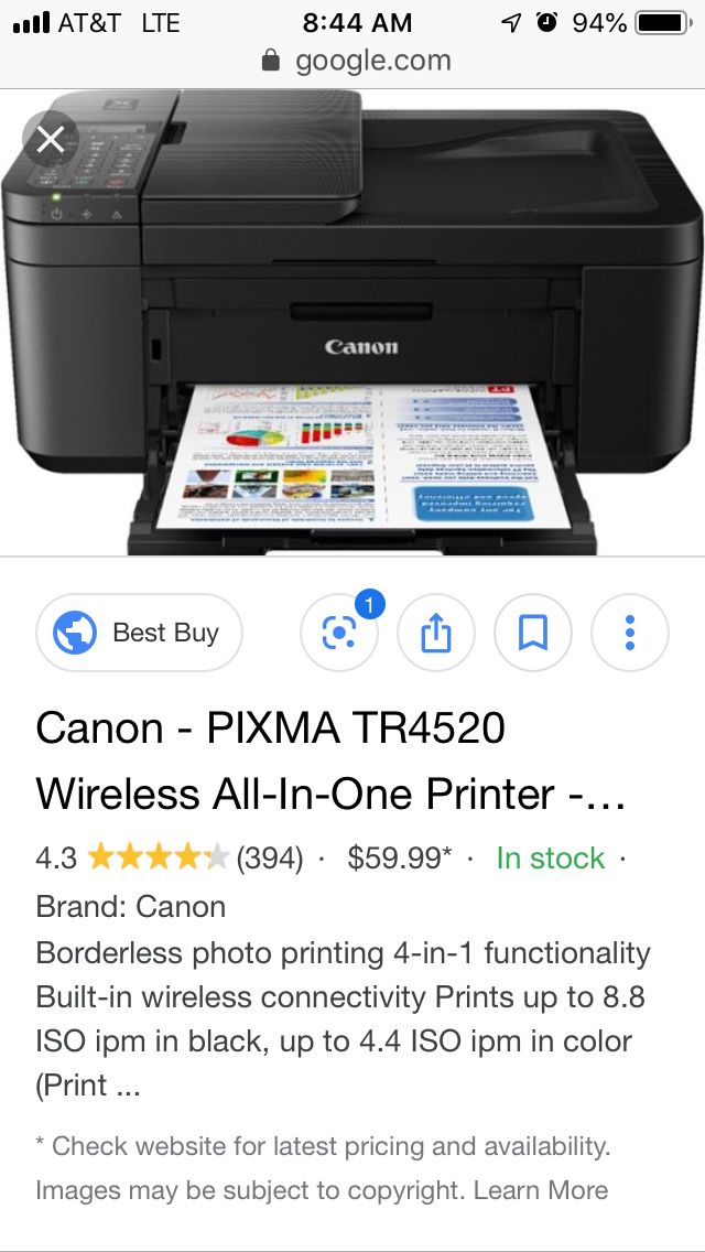 Canon all in one printer wireless