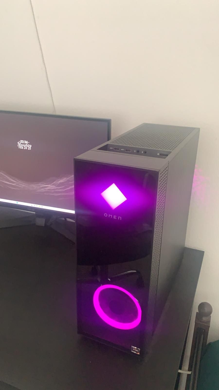Omen Computer + Asus Monitor
