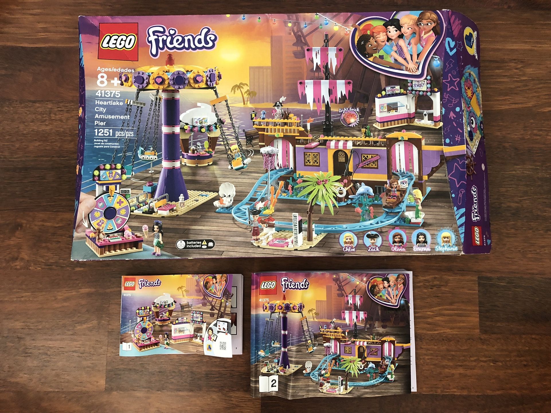 Lego Friends 41375 Heartlake City Amusement Pier With Box for