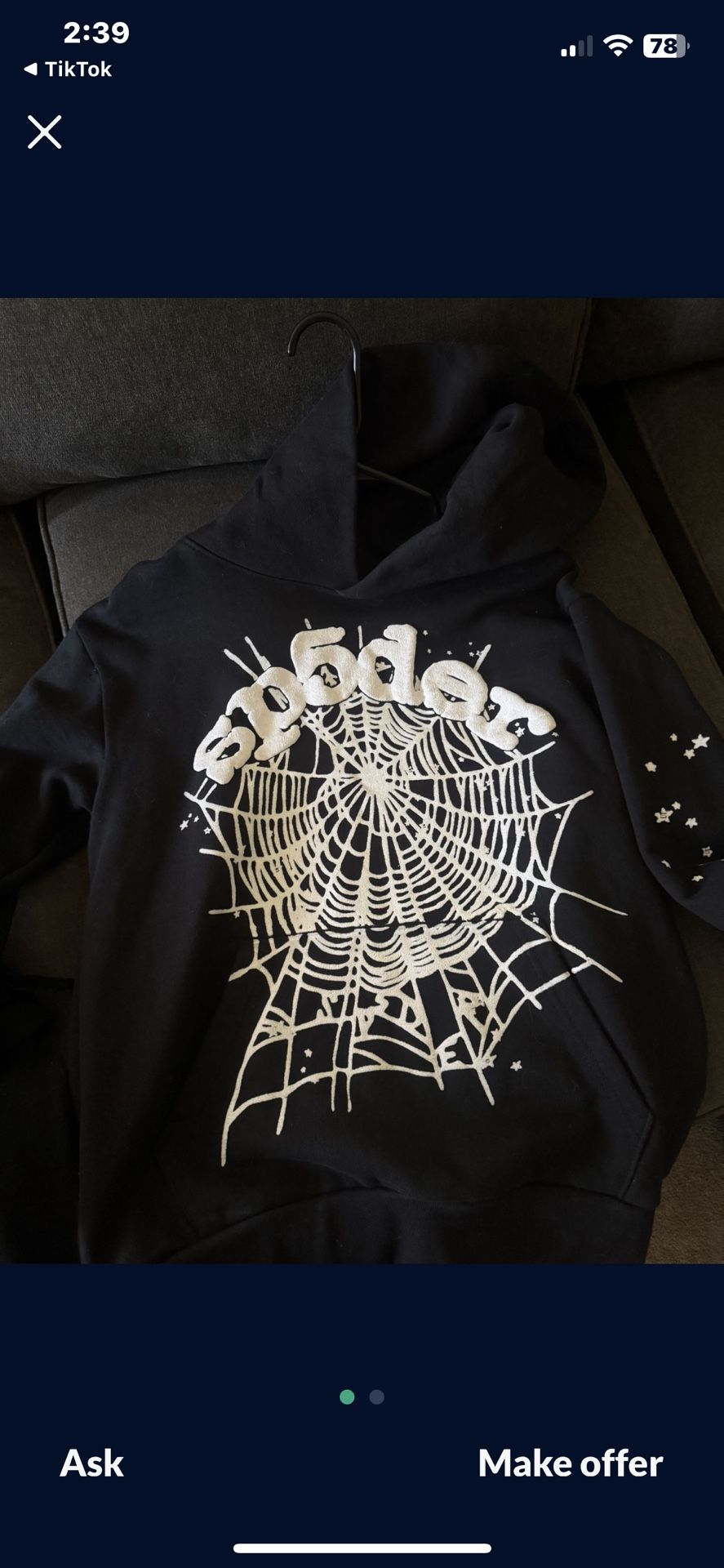 Spider hoodie