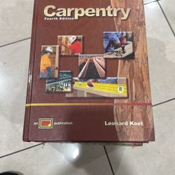 Carpentry Books $35