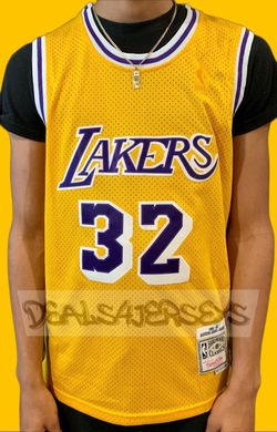 Magic Johnson Lakers NBA Jersey