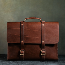 Satchel & Page 4 Way Briefcase, Like New