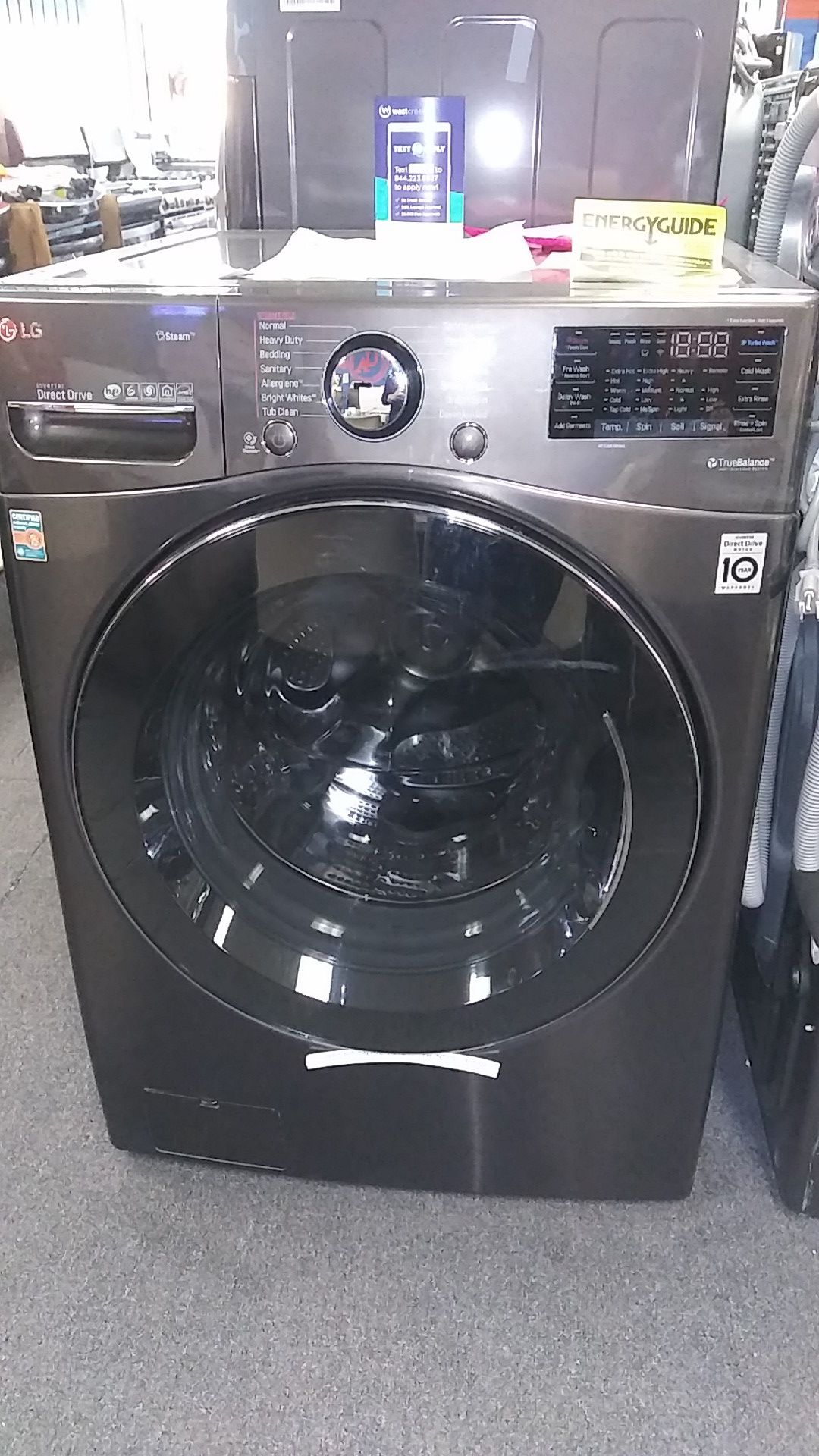 LG WASHER 🇺🇸10% OFF VETERANS DAY SPECIALS🇺🇸 ❗❗❗ONLY $40 DOWN⬇❗🤑 WE ARE OPEN😁❗