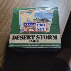 1991 PRO SET DESERT STORM CARDS.