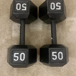 50lb Dumbbell Weights 