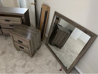 Dresser Set + queen bed frame