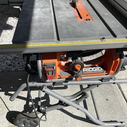 Great Condition. Ridgid Table Saw