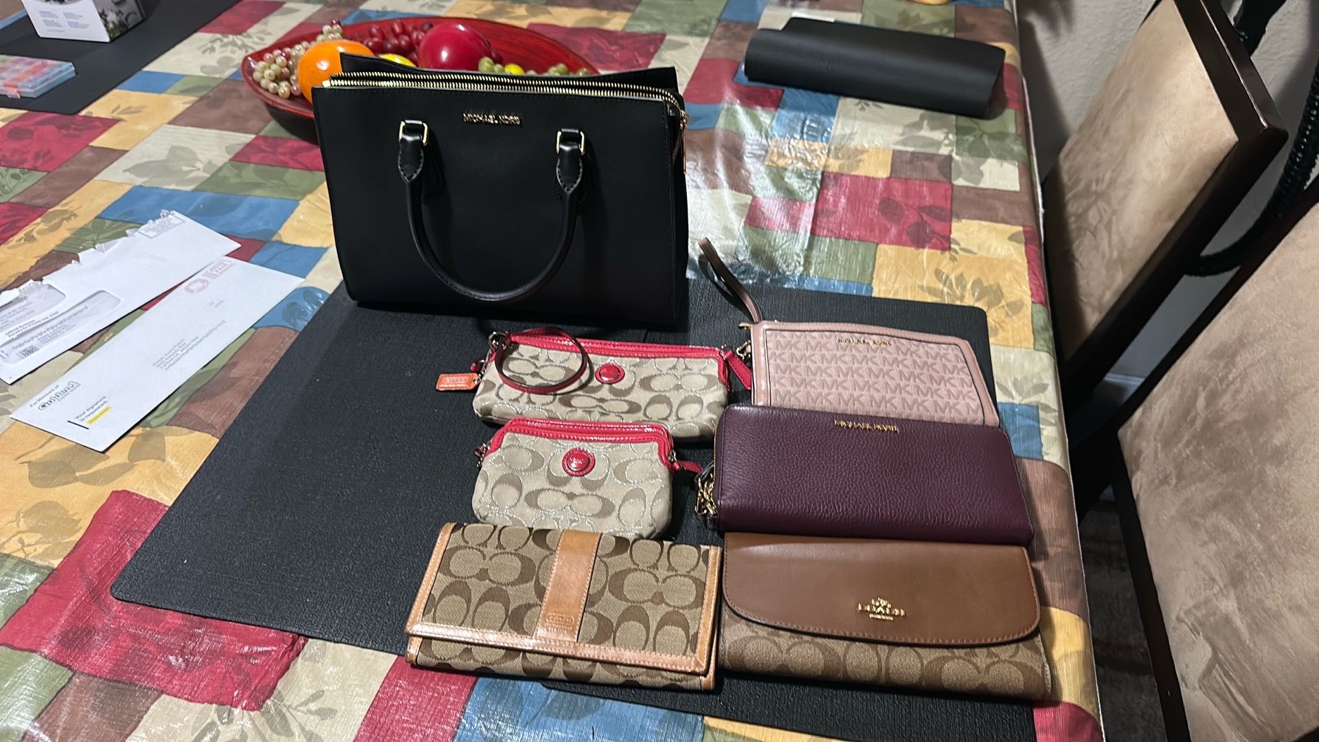 Michael Kors purse/wallets & Coach wallets