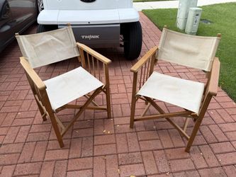 Director chairs - $40 each