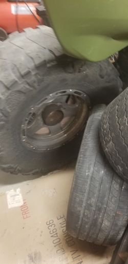 Huge Rims And Tires
