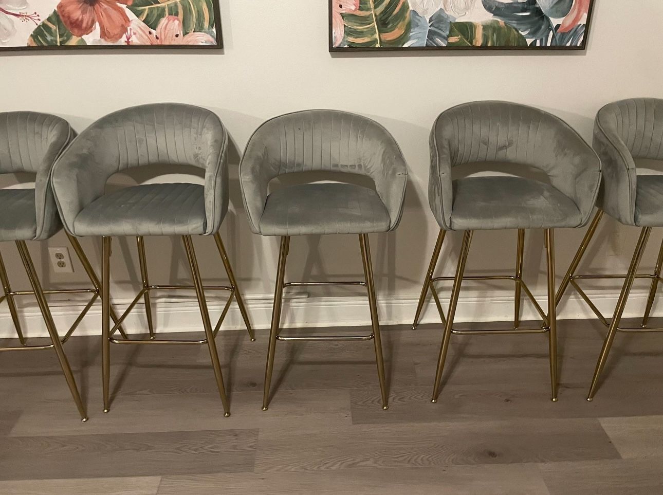 5 Modern High Top Chairs $100