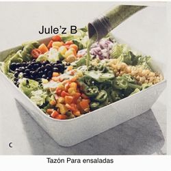 Princess House Tazon Para Ensaladas Nuevo En Su Caja 