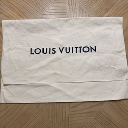 LOUIS VUITTON FLAP OVER DUST COVER DUST BAG  22”x15” Few marks