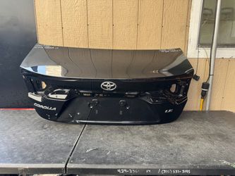 2020 2021 2022 2023 2024 TOYOTA COROLLA LE TRUNK LID OEM USED